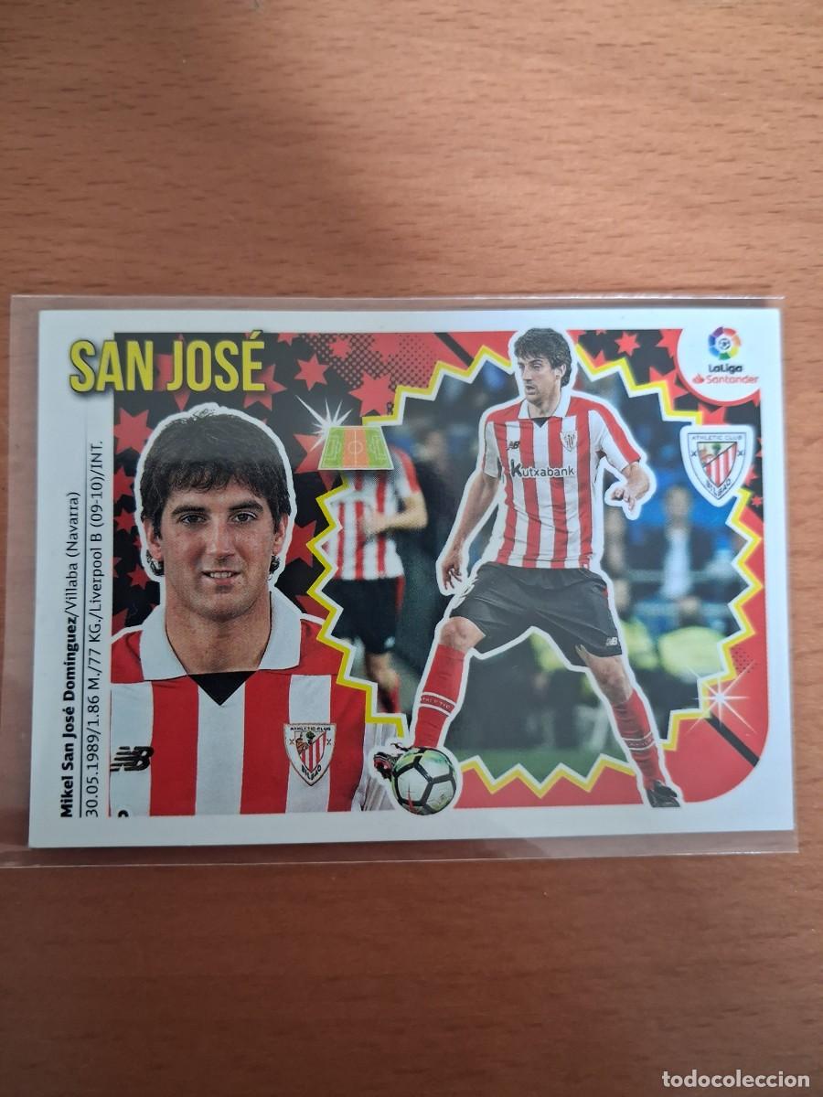 Cromos de F&uacute;tbol: Ediciones Este Liga 2018 2019 18 19 Athletic Club 8A San Jose