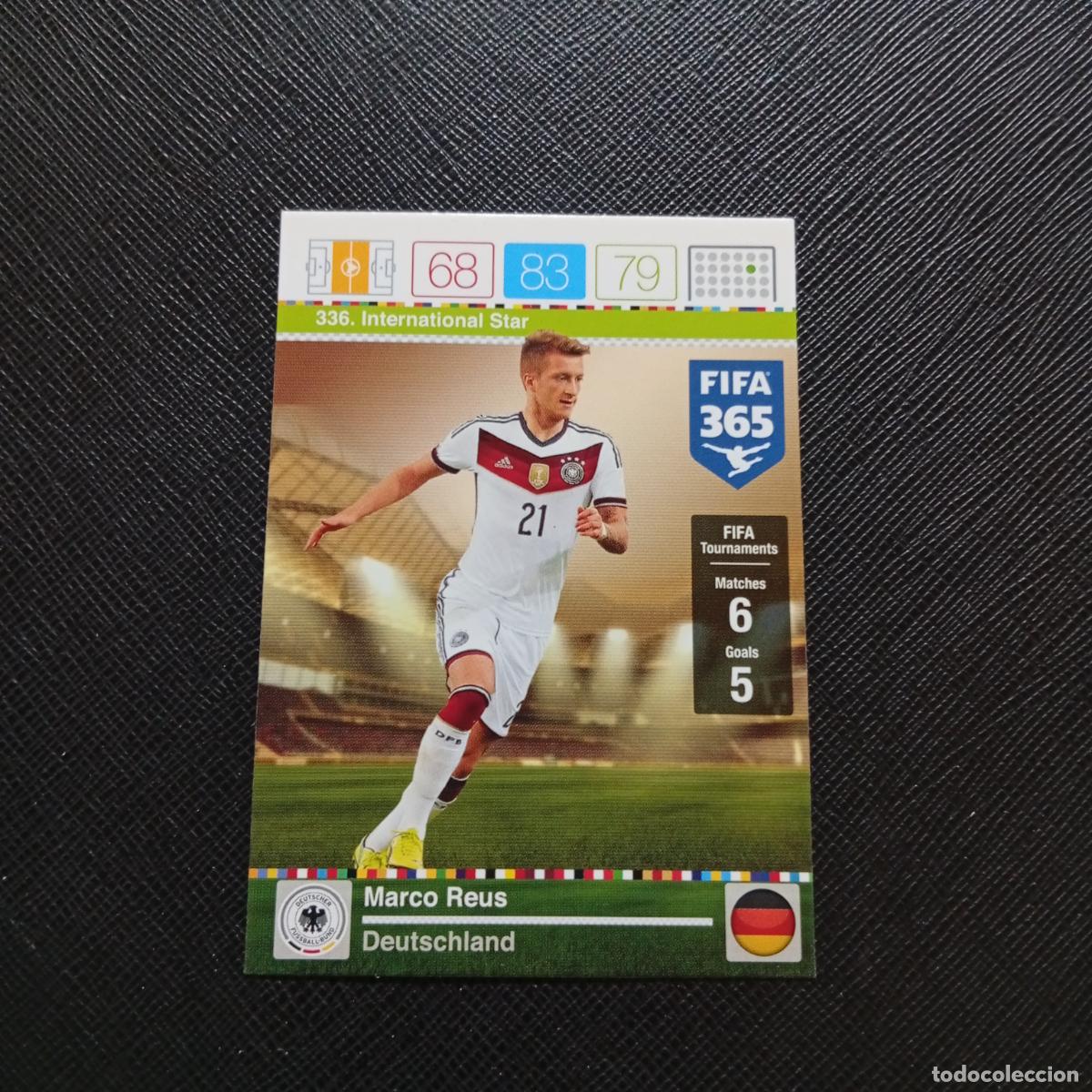 Cromos de F&uacute;tbol: 336 MARCO REUS ALEMANIA ADRENALYN 2015 2016 FIFA 365 CROMO FUTBOL 15 16 - A96 PG82