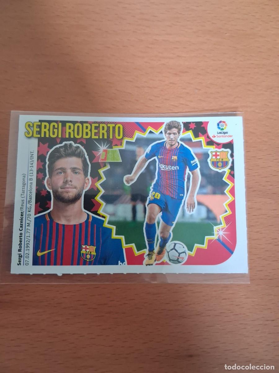 Cromos de F&uacute;tbol: Ediciones Este Liga 2018 2019 18 19 FC Barcelona 3 Sergi Roberto