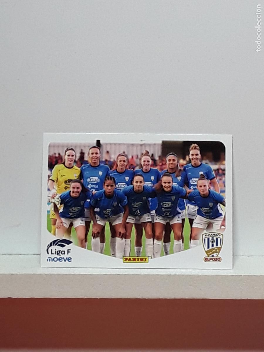Cromos de F&uacute;tbol: LIGA FEMENINA 2025 2026 F 25 26 ALBUM PANINI LIGA N 3 ALHAMA EL POZO ALINEACION EQUIPO
