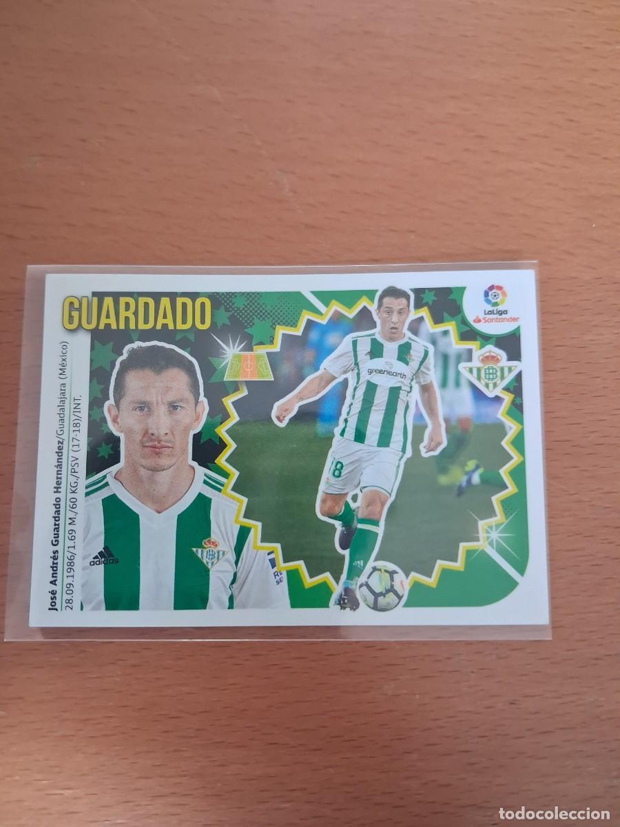 Cromos de F&uacute;tbol: Ediciones Este Liga 2018 2019 18 19 Real Betis 9 Guardado