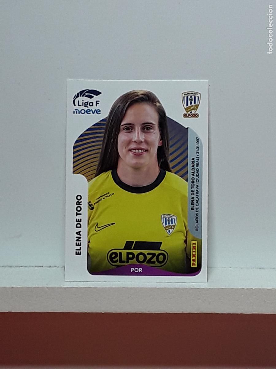 Cromos de F&uacute;tbol: LIGA FEMENINA 2025 2026 F 25 26 ALBUM PANINI LIGA N 4 ALHAMA EL POZO ELENA DE TORO