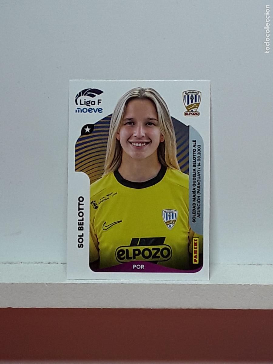Cromos de F&uacute;tbol: LIGA FEMENINA 2025 2026 F 25 26 ALBUM PANINI LIGA N 5 ALHAMA EL POZO SOL BELOTTO