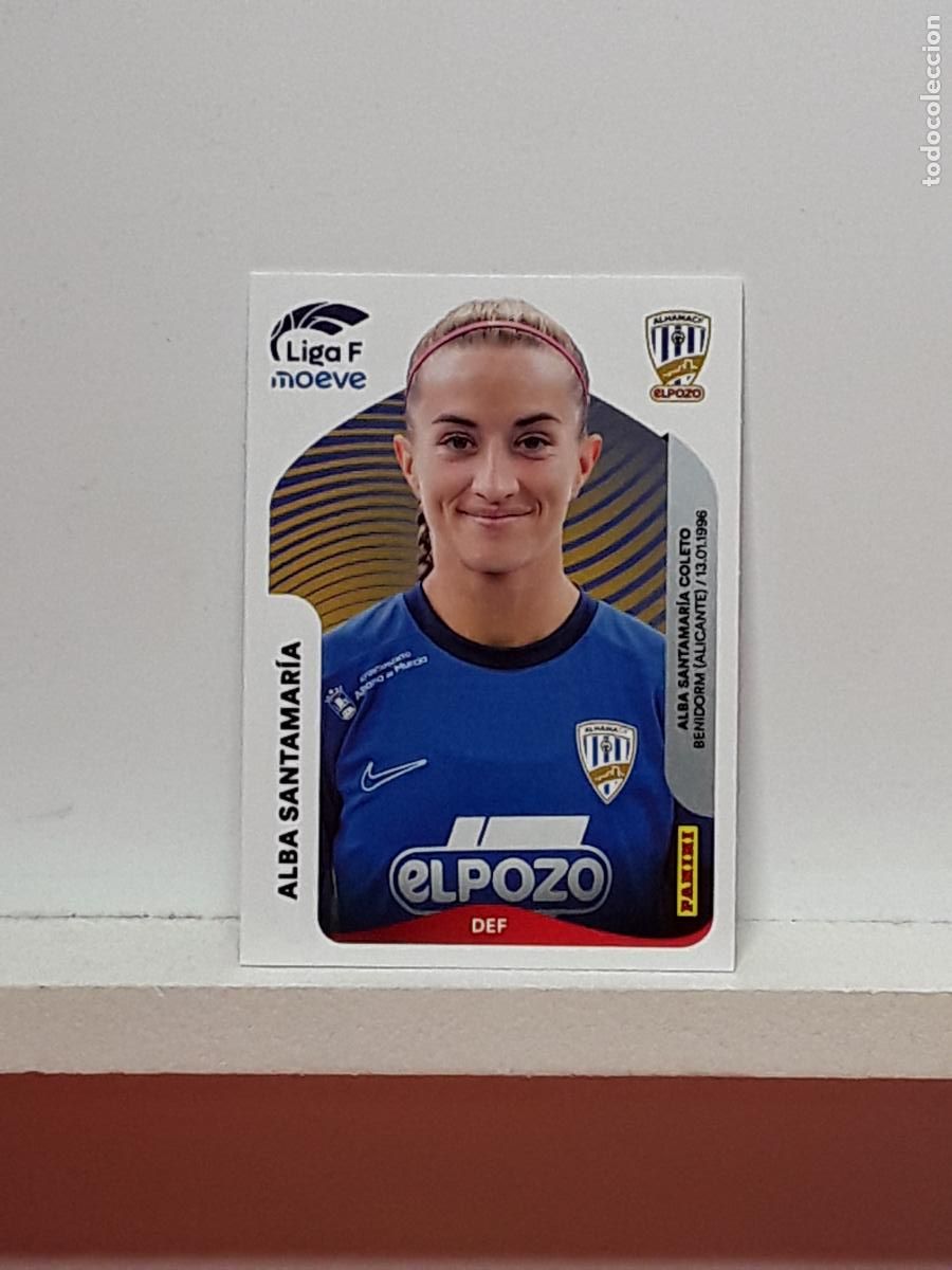 Football Stickers: LIGA FEMENINA 2025 2026 F 25 26 ALBUM PANINI LIGA N 7 ALHAMA EL POZO ALBA SANTAMARIA