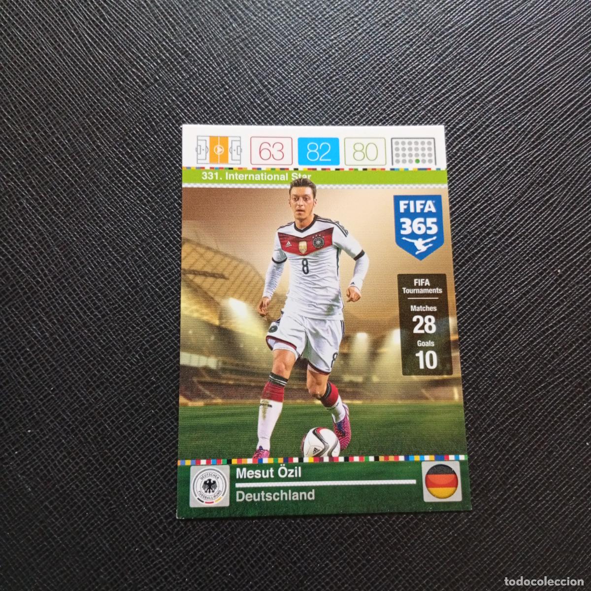 Football Stickers: 331 OZIL ALEMANIA ADRENALYN 2015 2016 FIFA 365 CROMO FUTBOL 15 16 - A96 PG100