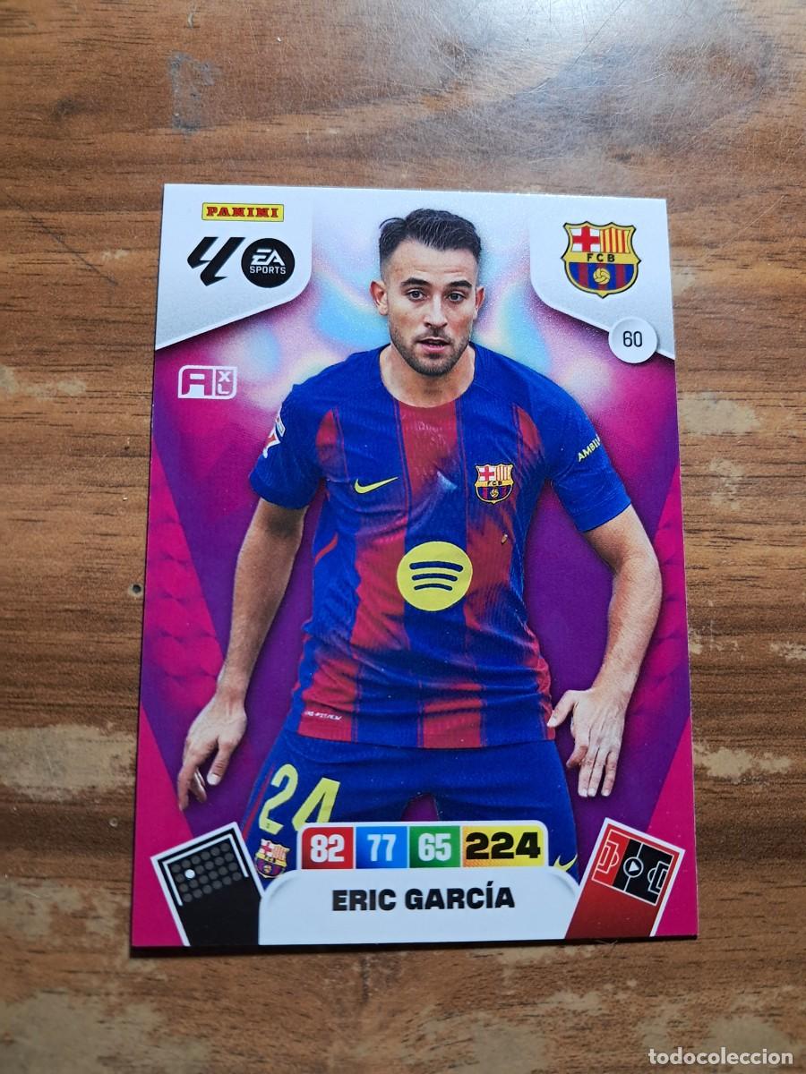 Cromos de F&uacute;tbol: CARD ADRENALYN TEMPORADA 25/26: ERIC GARC&Iacute;A (FC BARCELONA), N&deg; 60