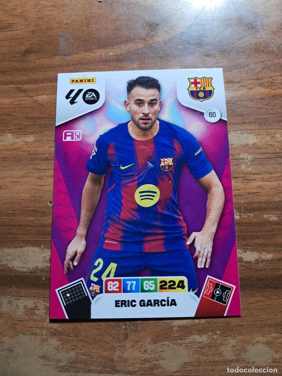 Cromos de F&uacute;tbol: CARD ADRENALYN TEMPORADA 25/26: ERIC GARC&Iacute;A (FC BARCELONA), N&deg; 60