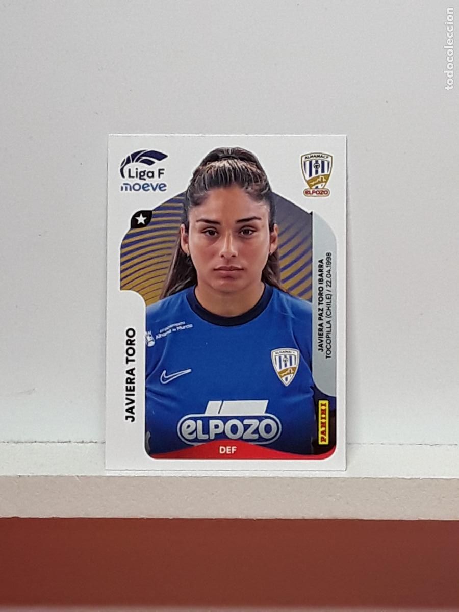 Cromos de F&uacute;tbol: LIGA FEMENINA 2025 2026 F 25 26 ALBUM PANINI LIGA N 12 ALHAMA EL POZO JAVIERA TORO