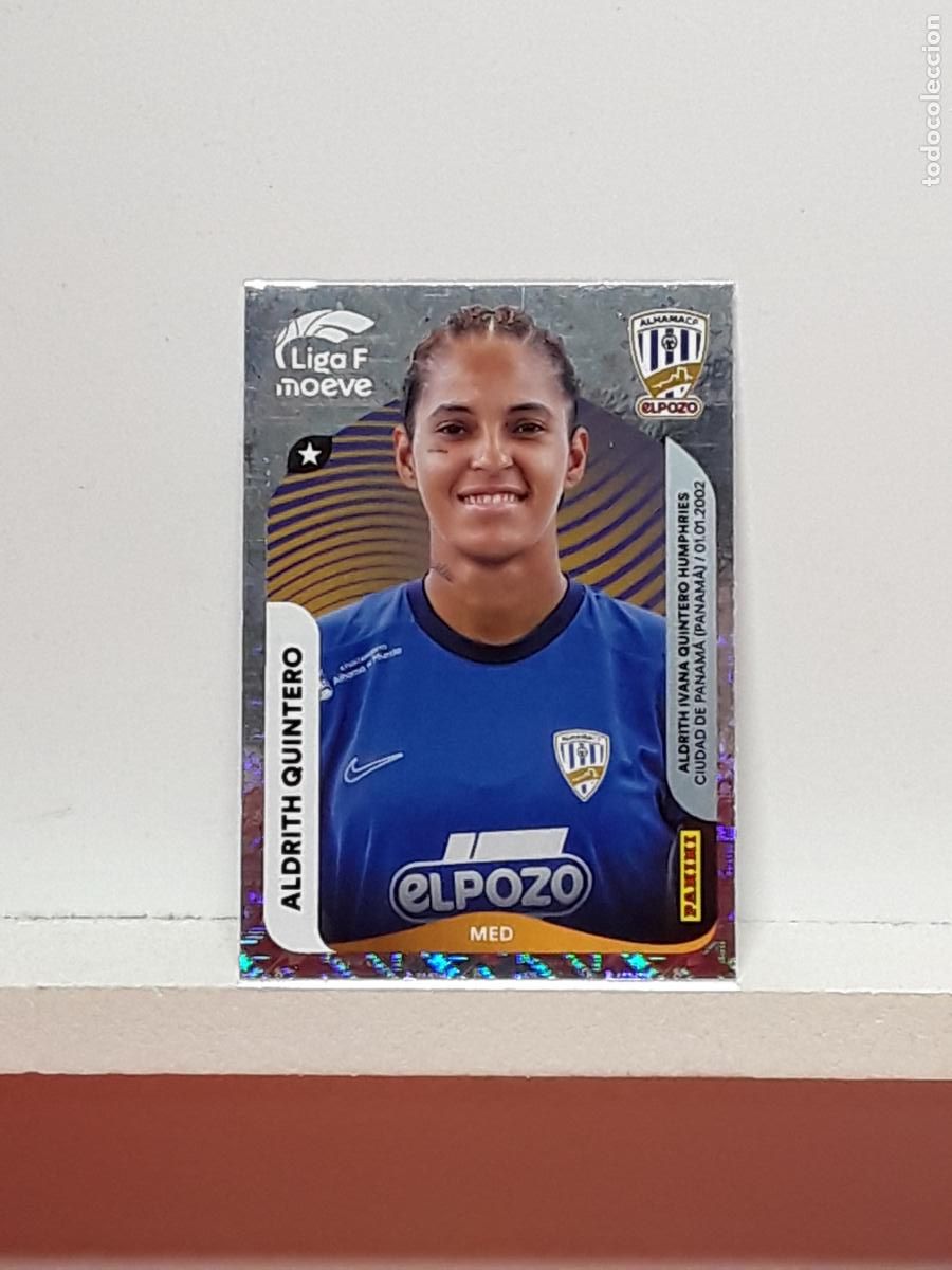 Cromos de F&uacute;tbol: LIGA FEMENINA 2025 2026 F 25 26 ALBUM PANINI LIGA N 13 ALHAMA EL POZO ALDRITH QUINTERO