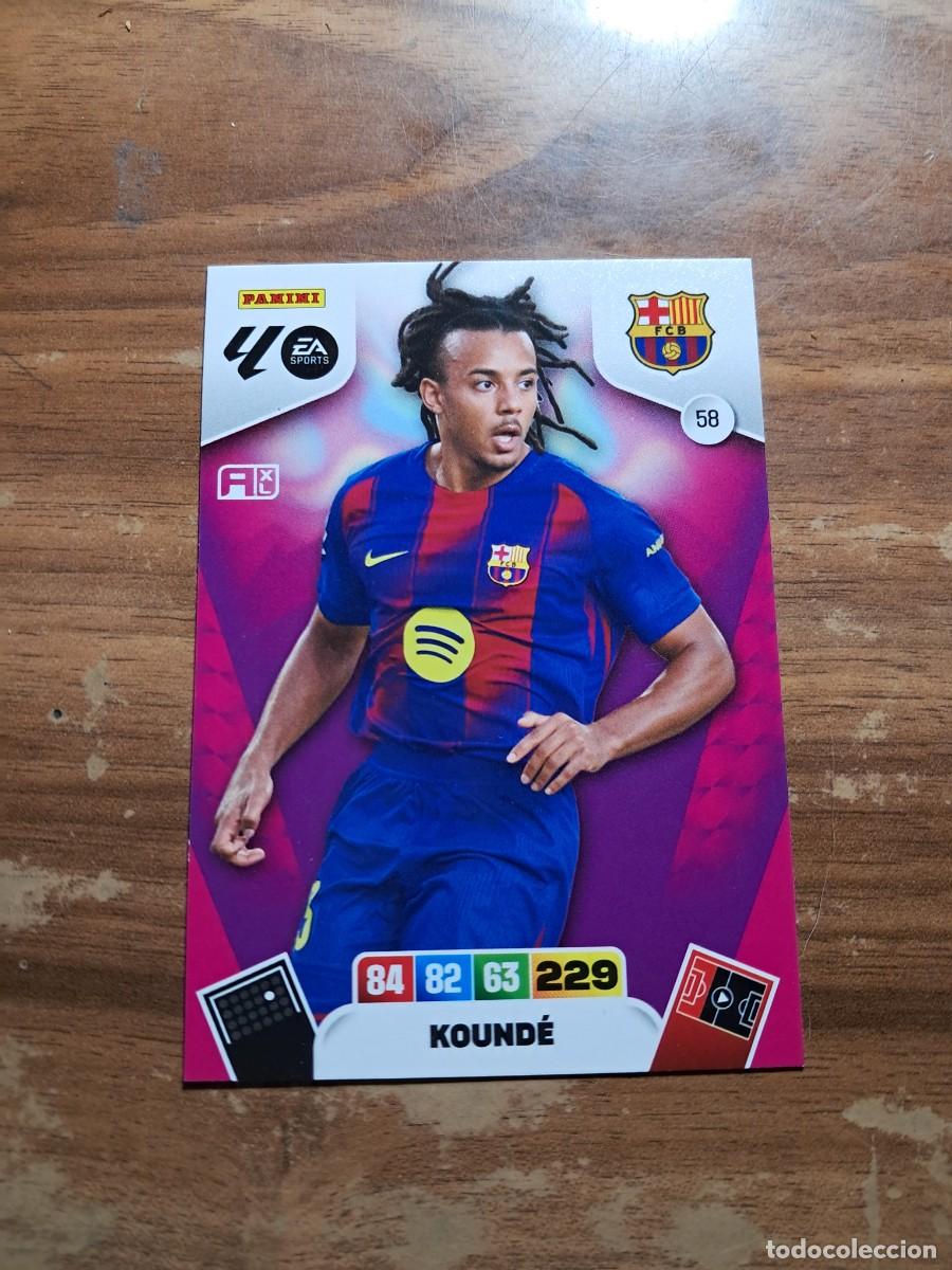 Cromos de F&uacute;tbol: CARD ADRENALYN TEMPORADA 25/26: KOUNDE (FC BARCELONA), N&deg; 58