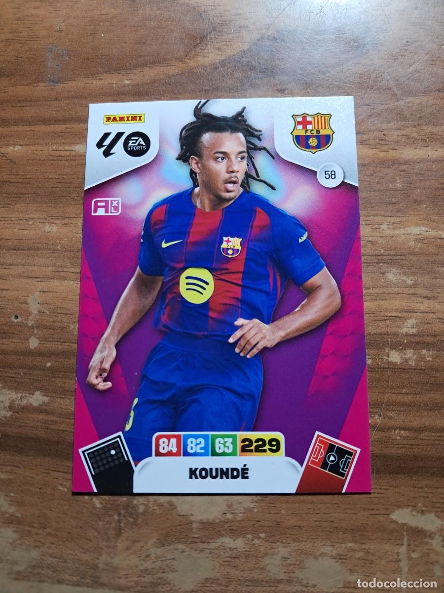 Cromos de F&uacute;tbol: CARD ADRENALYN TEMPORADA 25/26: KOUNDE (FC BARCELONA), N&deg; 58