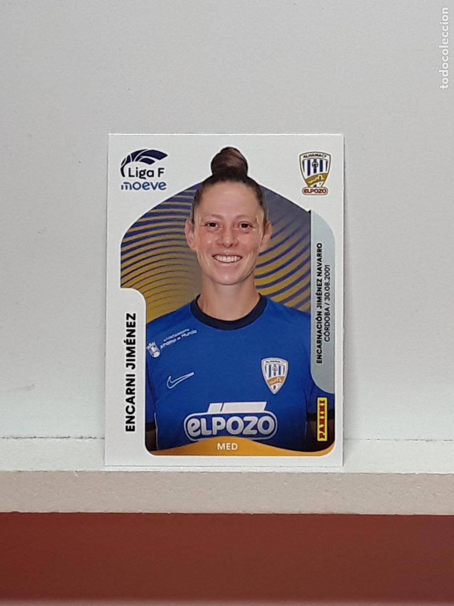 Cromos de F&uacute;tbol: LIGA FEMENINA 2025 2026 F 25 26 ALBUM PANINI LIGA N 14 ALHAMA EL POZO ENCARNI JIMENEZ