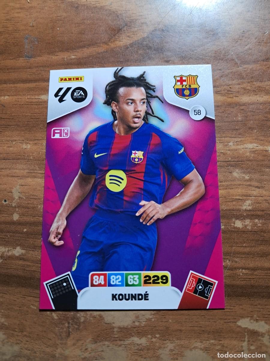 Cromos de F&uacute;tbol: CARD ADRENALYN TEMPORADA 25/26: KOUNDE (FC BARCELONA), N&deg; 58
