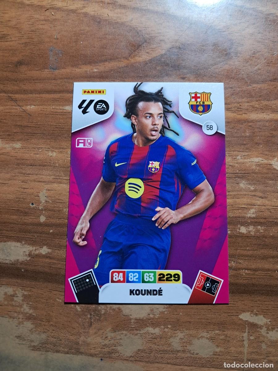 Cromos de F&uacute;tbol: CARD ADRENALYN TEMPORADA 25/26: KOUNDE (FC BARCELONA), N&deg; 58