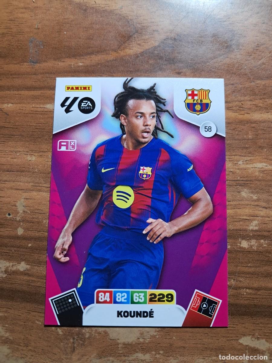 Cromos de F&uacute;tbol: CARD ADRENALYN TEMPORADA 25/26: KOUNDE (FC BARCELONA), N&deg; 58