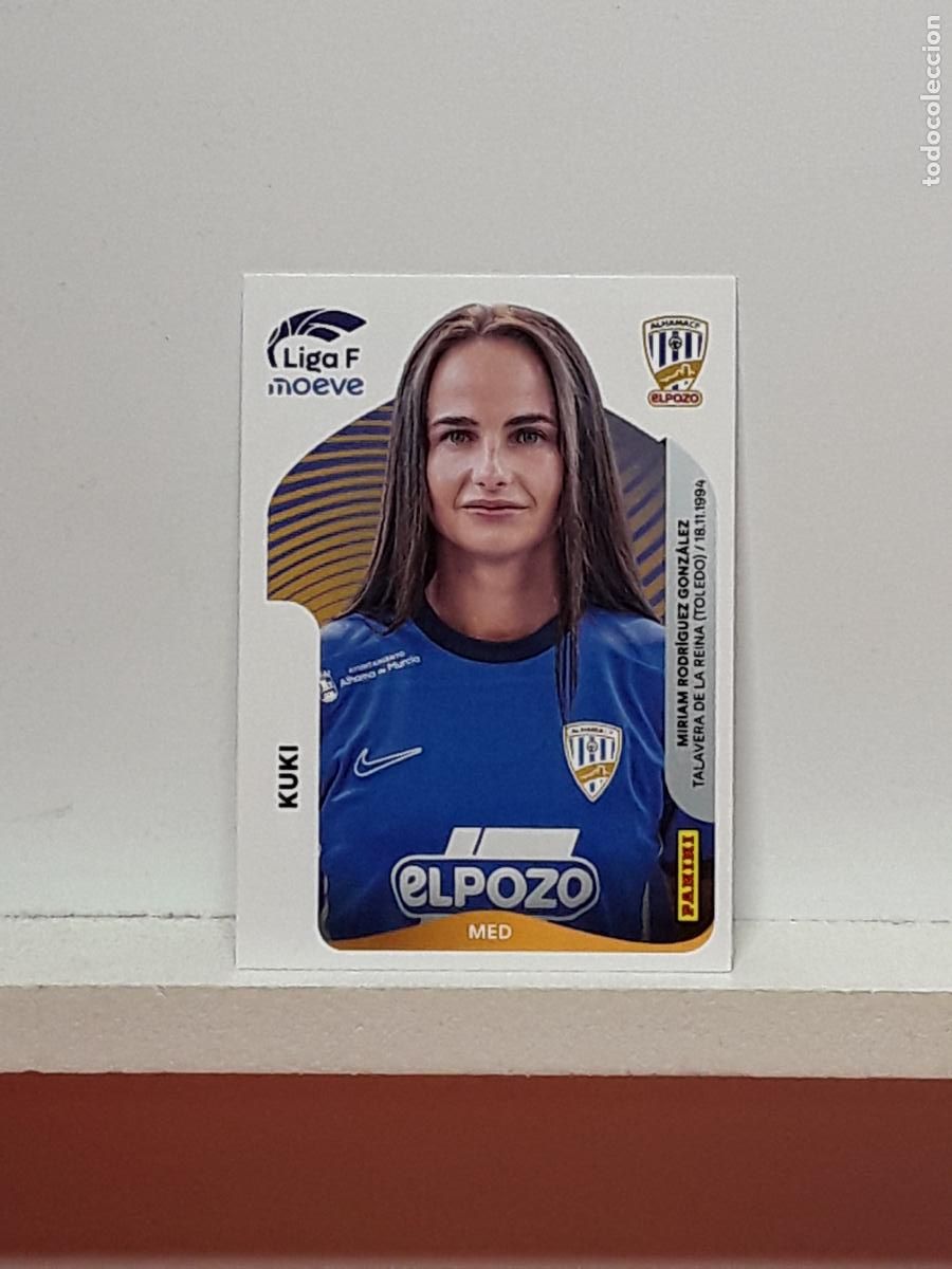 Cromos de F&uacute;tbol: LIGA FEMENINA 2025 2026 F 25 26 ALBUM PANINI LIGA N 16A 16 A ALHAMA EL POZO KUKI