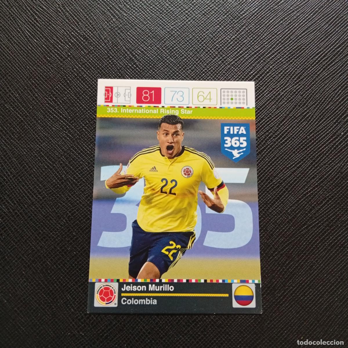 Football Stickers: 353 JEISON MURILLO COLOMBIA ADRENALYN 2015 2016 FIFA 365 CROMO FUTBOL 15 16 - A96 PG109