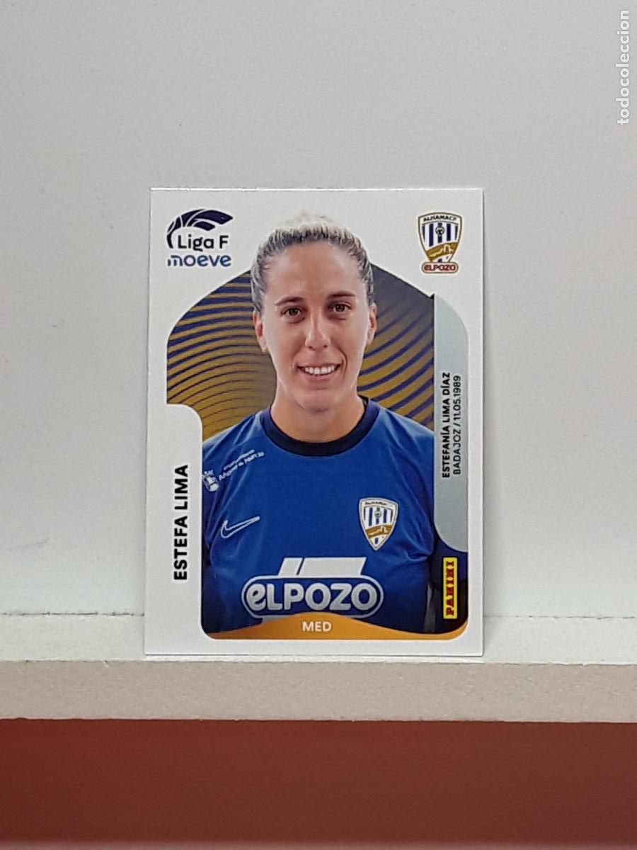 Football Stickers: LIGA FEMENINA 2025 2026 F 25 26 ALBUM PANINI LIGA N 16B 16 B ALHAMA EL POZO ESTELA LIMA