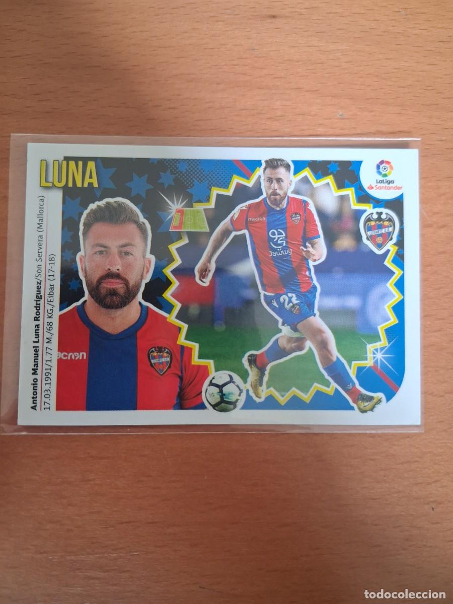 Football Stickers: Ediciones Este Liga 2018 2019 18 19 Levante UD 8A Luna