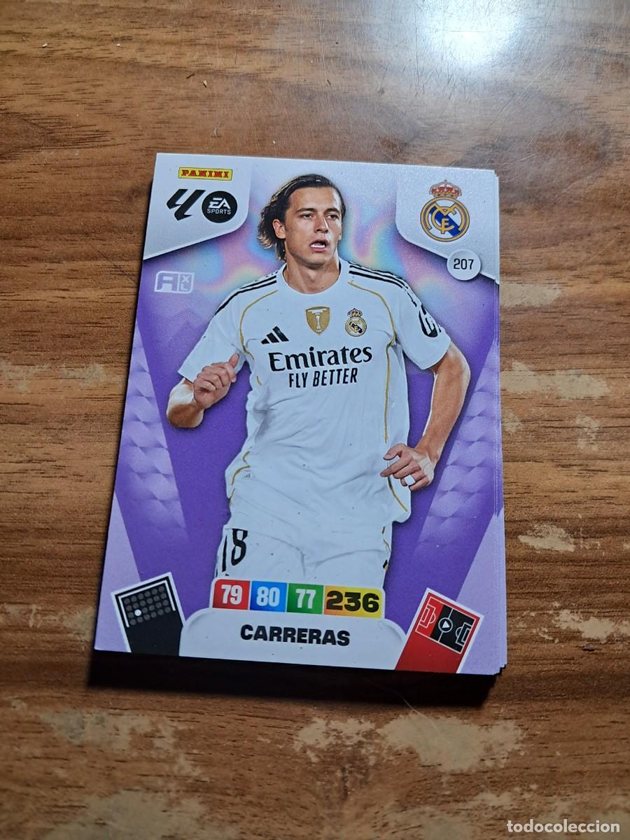 Cartes &agrave; collectionner de Football: CARD ADRENALYN TEMPORADA 25/26: CARRERAS (REAL MADRID), N&deg; 207