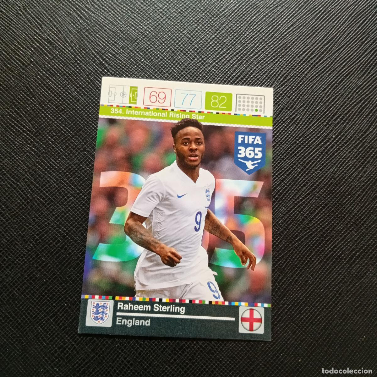 Cartes &agrave; collectionner de Football: 354 STERLING INGLATERRA ADRENALYN 2015 2016 FIFA 365 CROMO FUTBOL 15 16 - A96 PG118