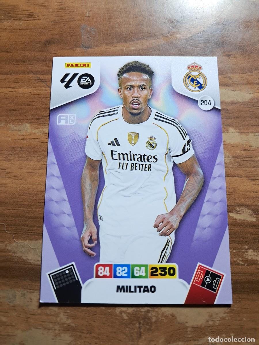 Cartes &agrave; collectionner de Football: CARD ADRENALYN TEMPORADA 25/26: MILITAO (REAL MADRID), N&deg; 204
