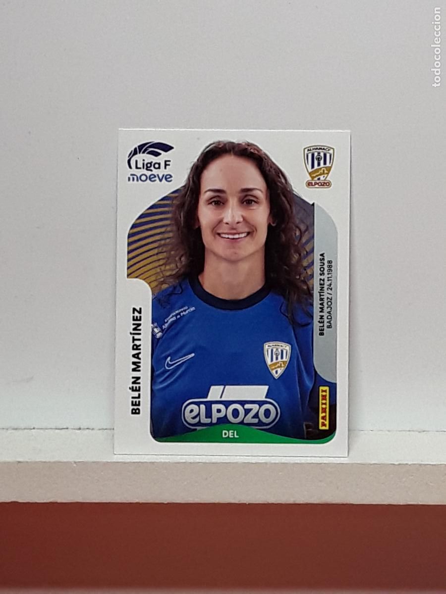 Cromos de F&uacute;tbol: LIGA FEMENINA 2025 2026 F 25 26 ALBUM PANINI LIGA N 20 ALHAMA EL POZO BELEN MARTINEZ