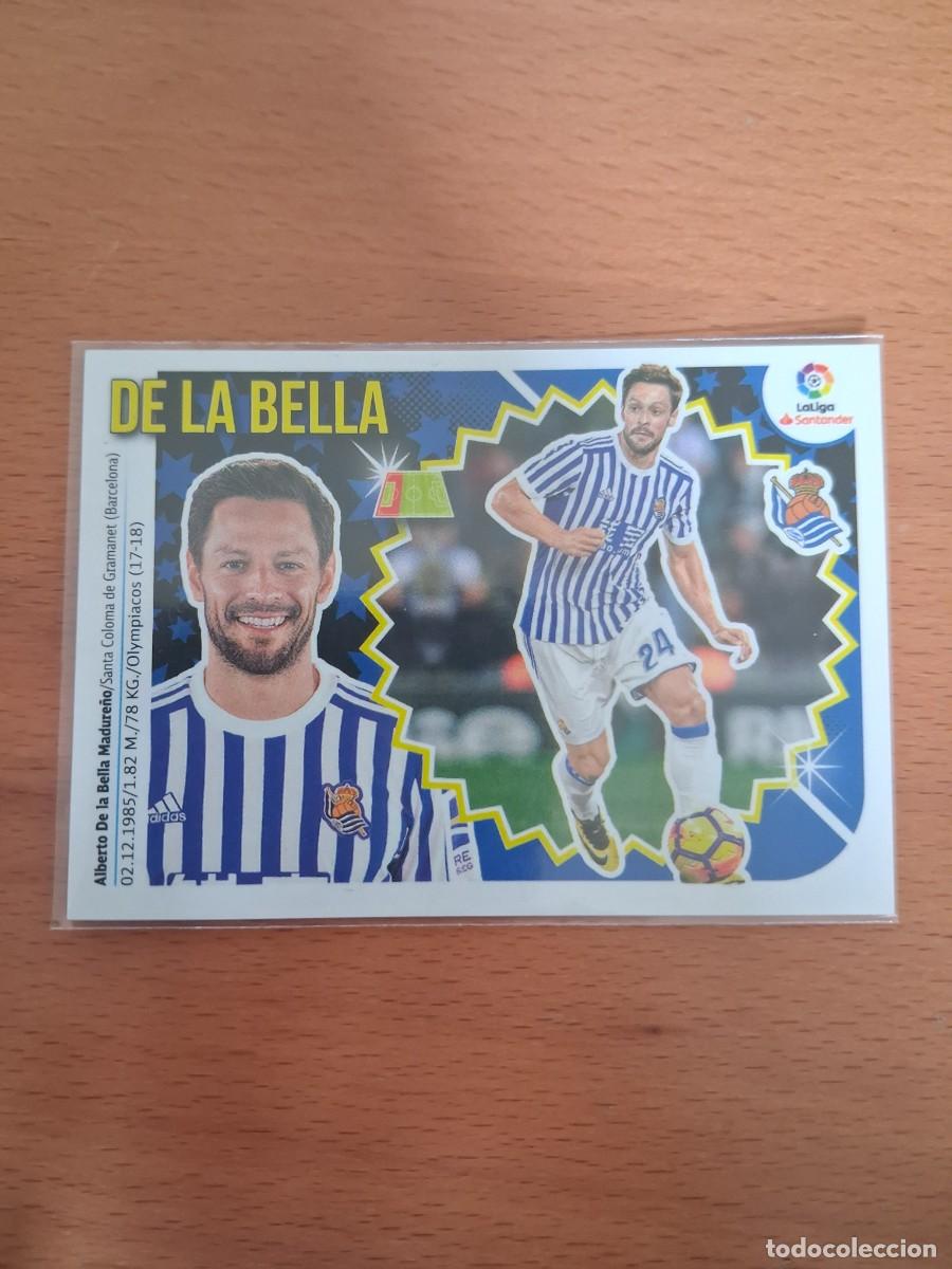 Cromos de F&uacute;tbol: Ediciones Este Liga 2018 2019 18 19 Real Sociedad CF 7A De la Bella