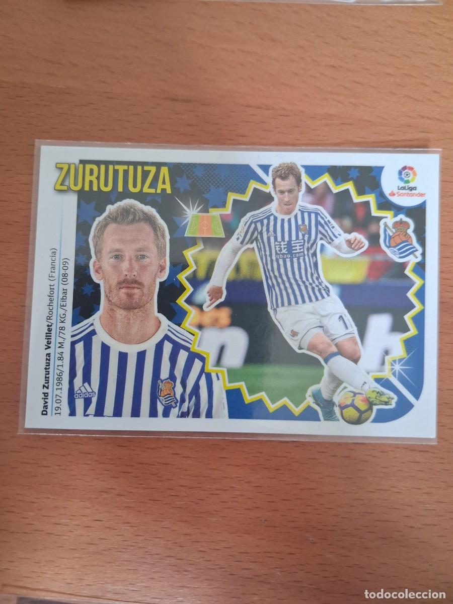 Cromos de F&uacute;tbol: Ediciones Este Liga 2018 2019 18 19 Real Sociedad CF 11 Zurutuza