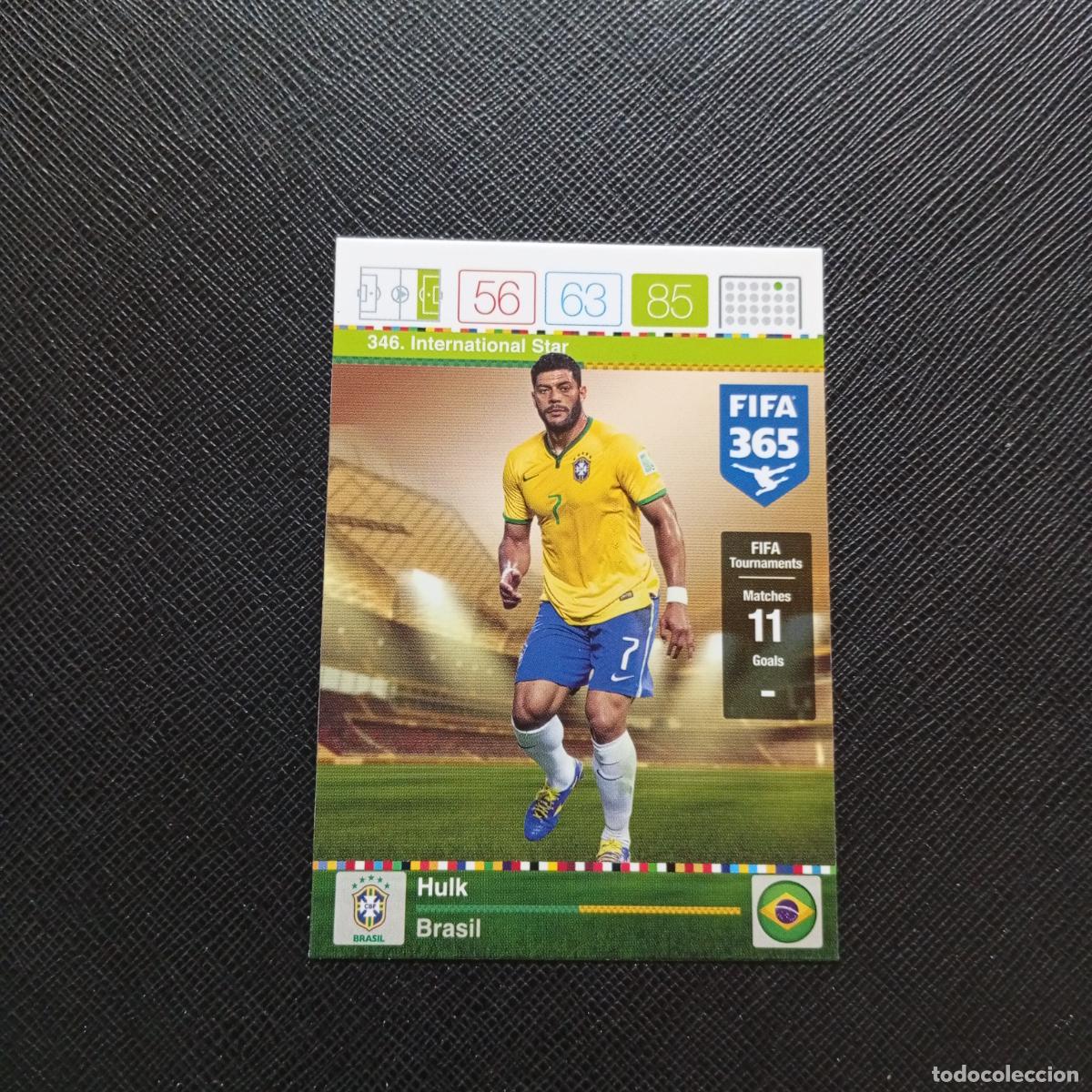 Cromos de F&uacute;tbol: 346 HULK BRASIL ADRENALYN 2015 2016 FIFA 365 CROMO FUTBOL 15 16 - A96 PG118