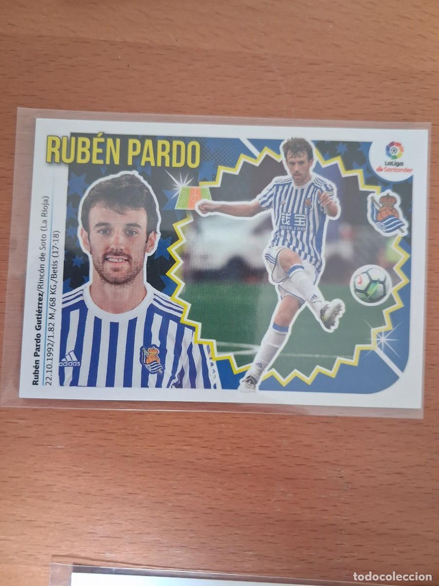Cromos de F&uacute;tbol: Ediciones Este Liga 2018 2019 18 19 Real Sociedad CF 9 BIS Coloca Ruben Pardo