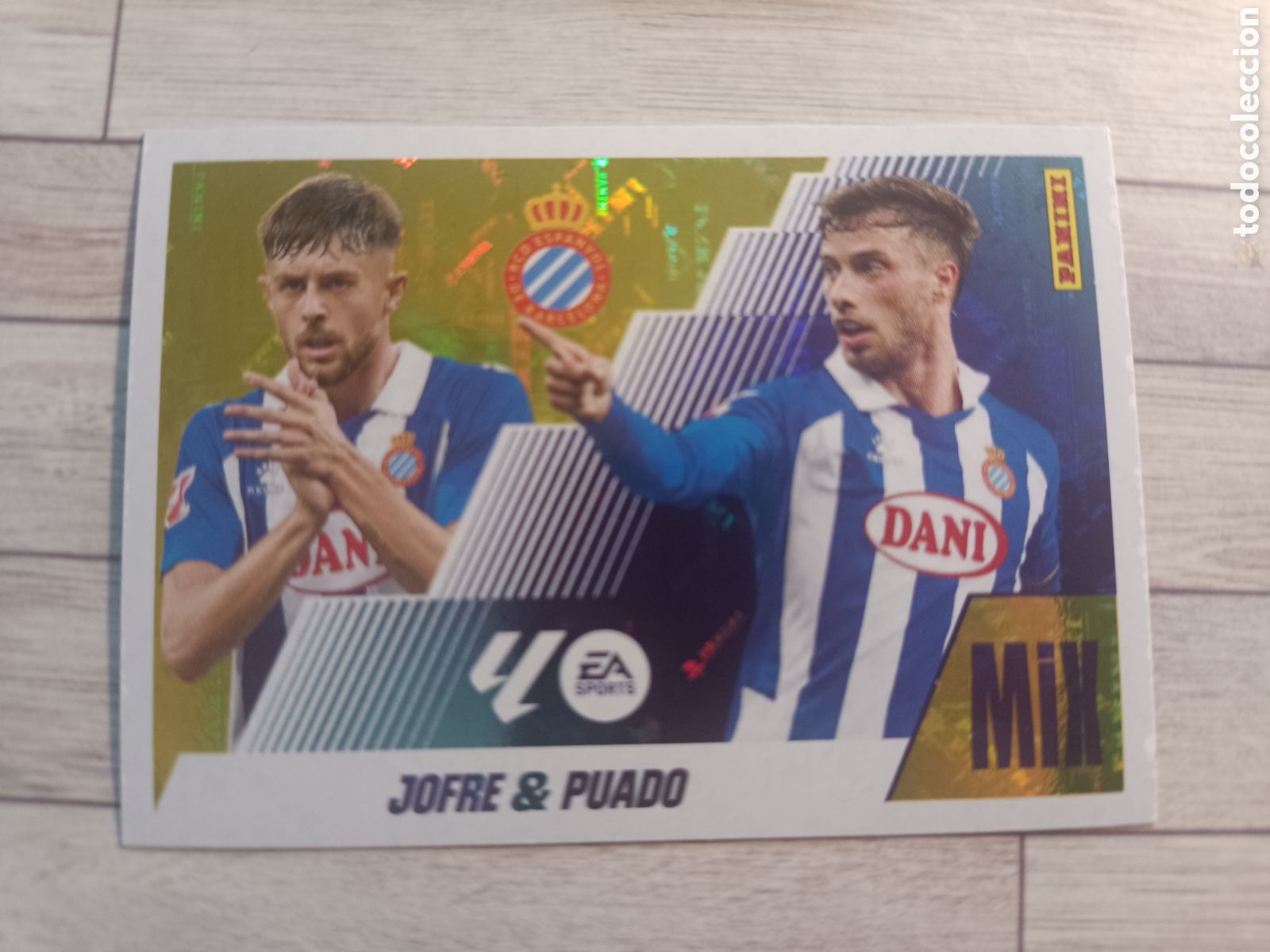 Cromos de F&uacute;tbol: 16 JOFRE PUADO MIX RCD ESPA&Ntilde;OL ESPANYOL LIGA ESTE 2025 2026 PANINI 25 26 SIN PEGAR