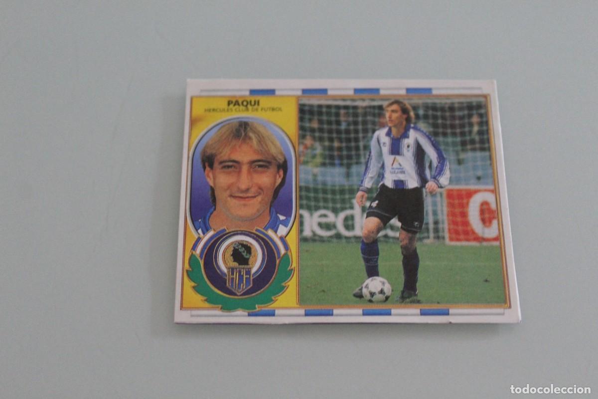 Cromos de F&uacute;tbol: ESTE 96 97 PAQUI BAJA RECUPERADO &Aacute;LBUM