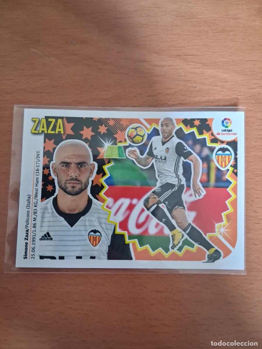 Cromos de F&uacute;tbol: Ediciones Este Liga 2018 2019 18 19 Valencia CF 14A Zaza