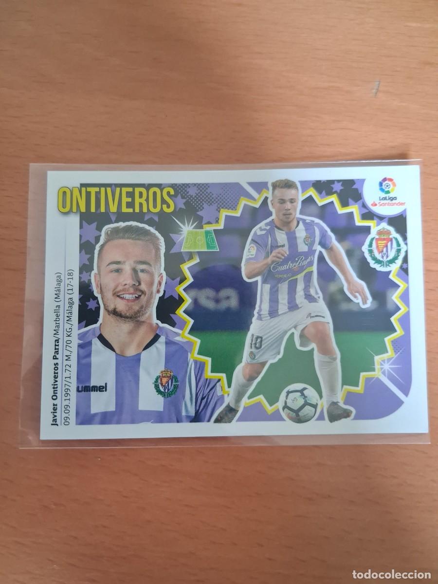 Cromos de F&uacute;tbol: Ediciones Este Liga 2018 2019 18 19 Real Valladolid 14A Ontiveros