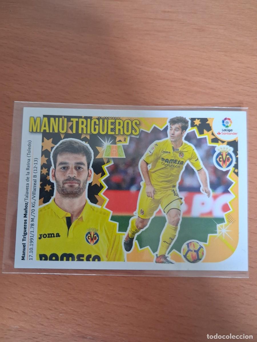 Cromos de F&uacute;tbol: Ediciones Este Liga 2018 2019 18 19 Villarreal CF 9 Manu Trigueros
