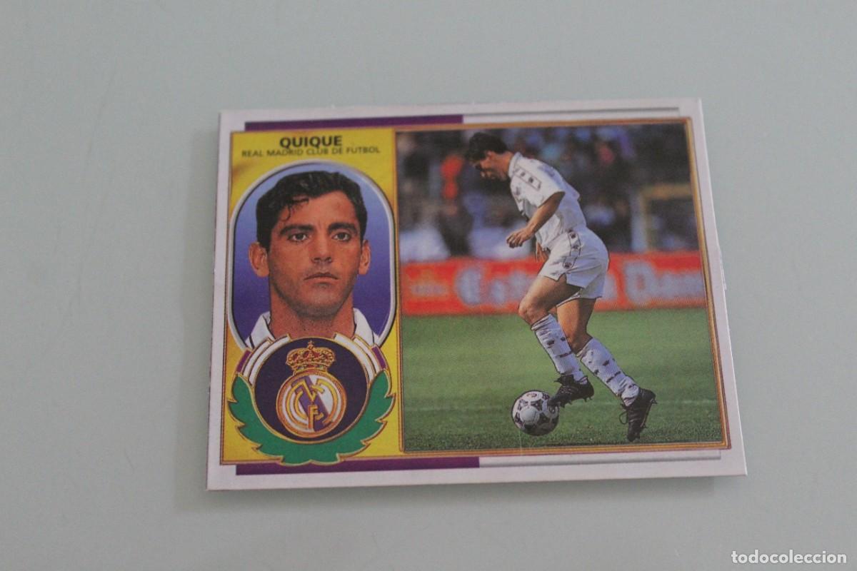 Cromos de F&uacute;tbol: ESTE 96 97 QUIQUE BAJA RECUPERADO &Aacute;LBUM