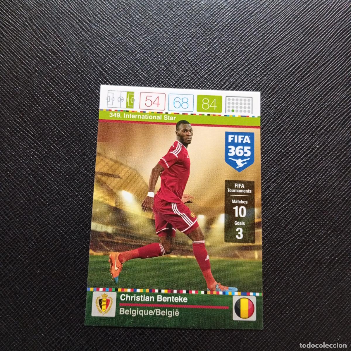 Cromos de F&uacute;tbol: 349 BENTEKE BELGICA ADRENALYN 2015 2016 FIFA 365 CROMO FUTBOL 15 16 - A96 PG136