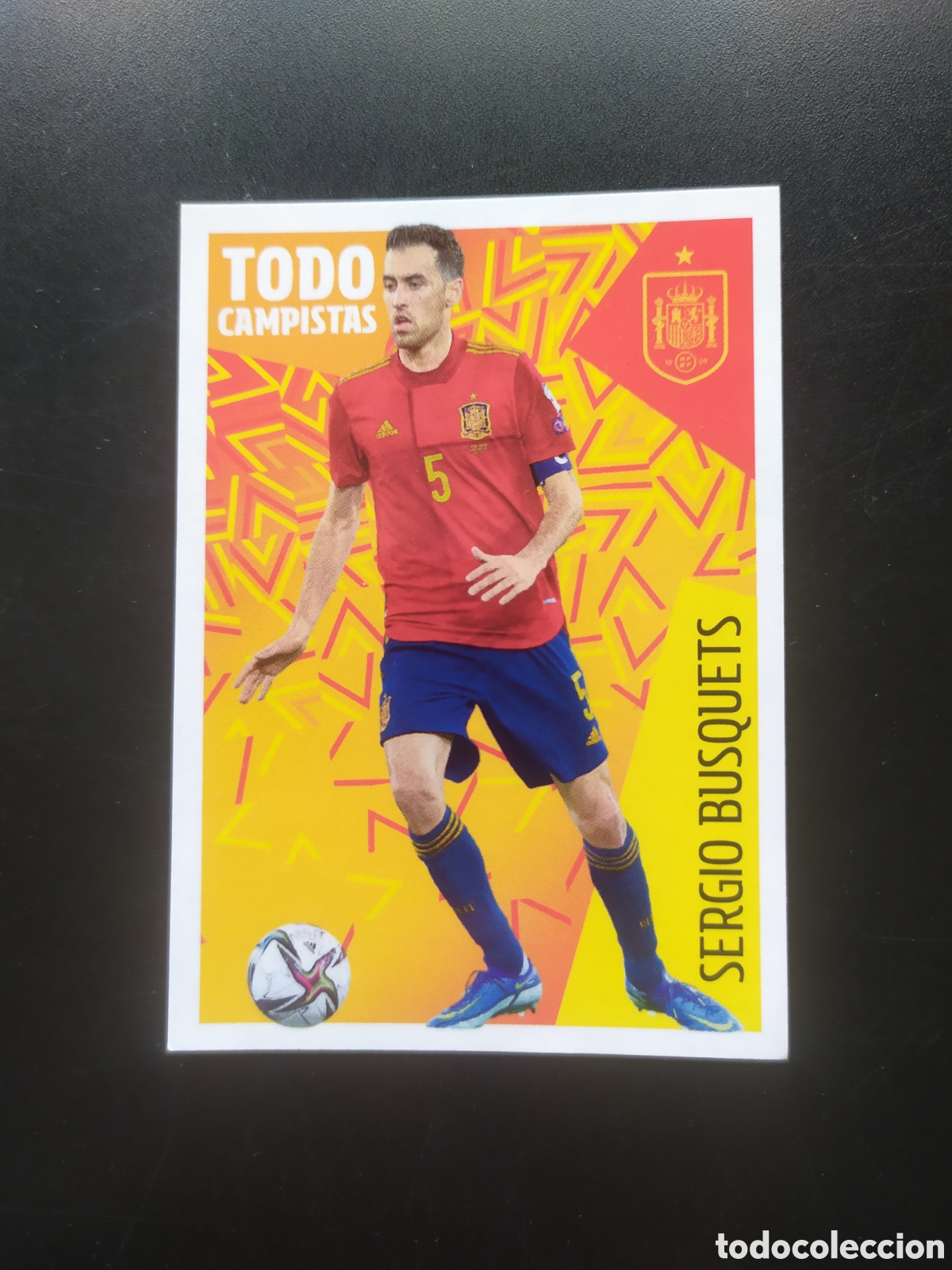 Football Stickers: FIFA WORLD CUP 2022 QATAR idolos Roja Carrefour panini Sergio Busquets n&deg; 23 Espa&ntilde;a