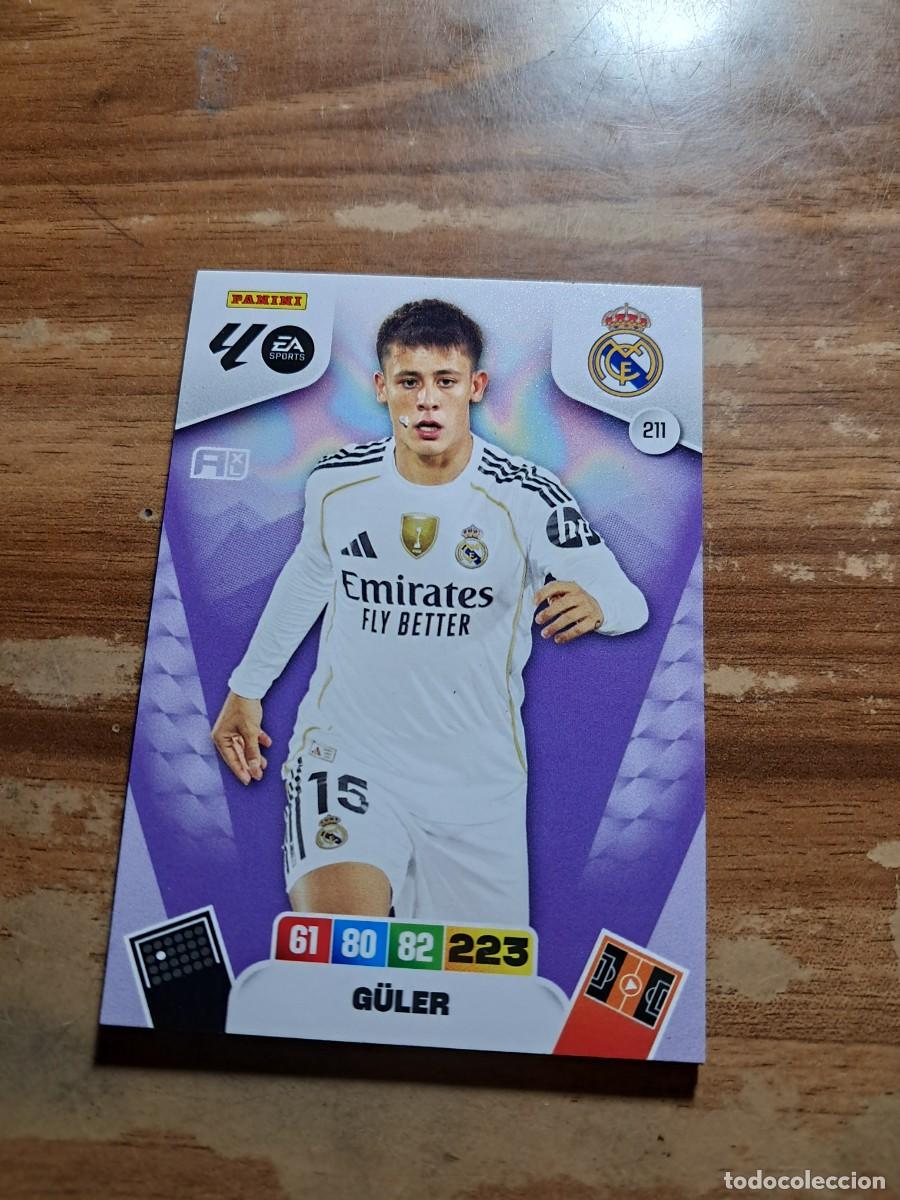 Football Stickers: CARD ADRENALYN TEMPORADA 25/26: G&Uuml;LER (REAL MADRID), N&deg; 211