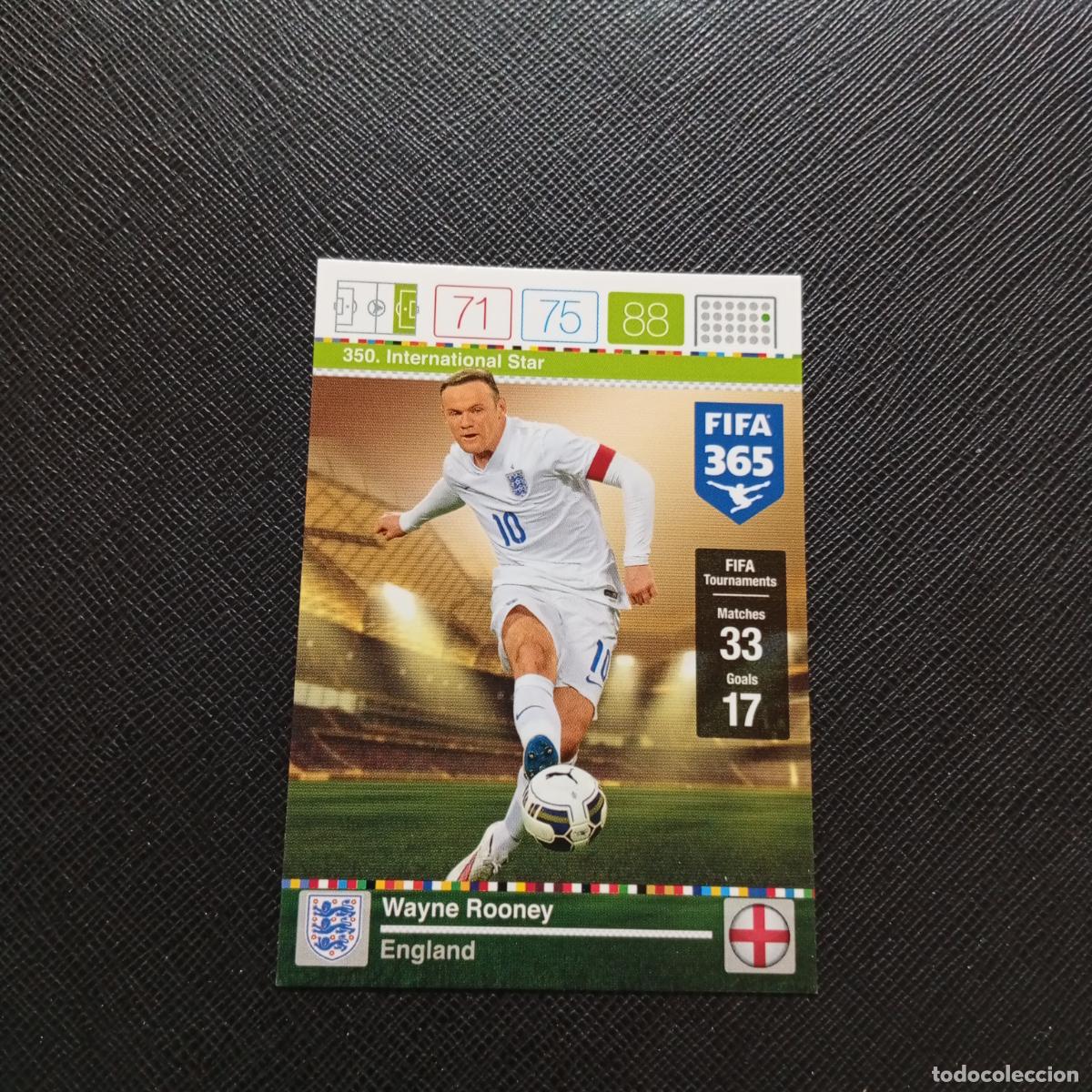 Football Stickers: 350 ROONEY INGLATERRA ADRENALYN 2015 2016 FIFA 365 CROMO FUTBOL 15 16 - A96 PG136
