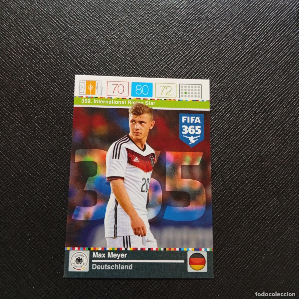 Football Stickers: 359 MAX MEYER ALEMANIA ADRENALYN 2015 2016 FIFA 365 CROMO FUTBOL 15 16 - A96 PG136