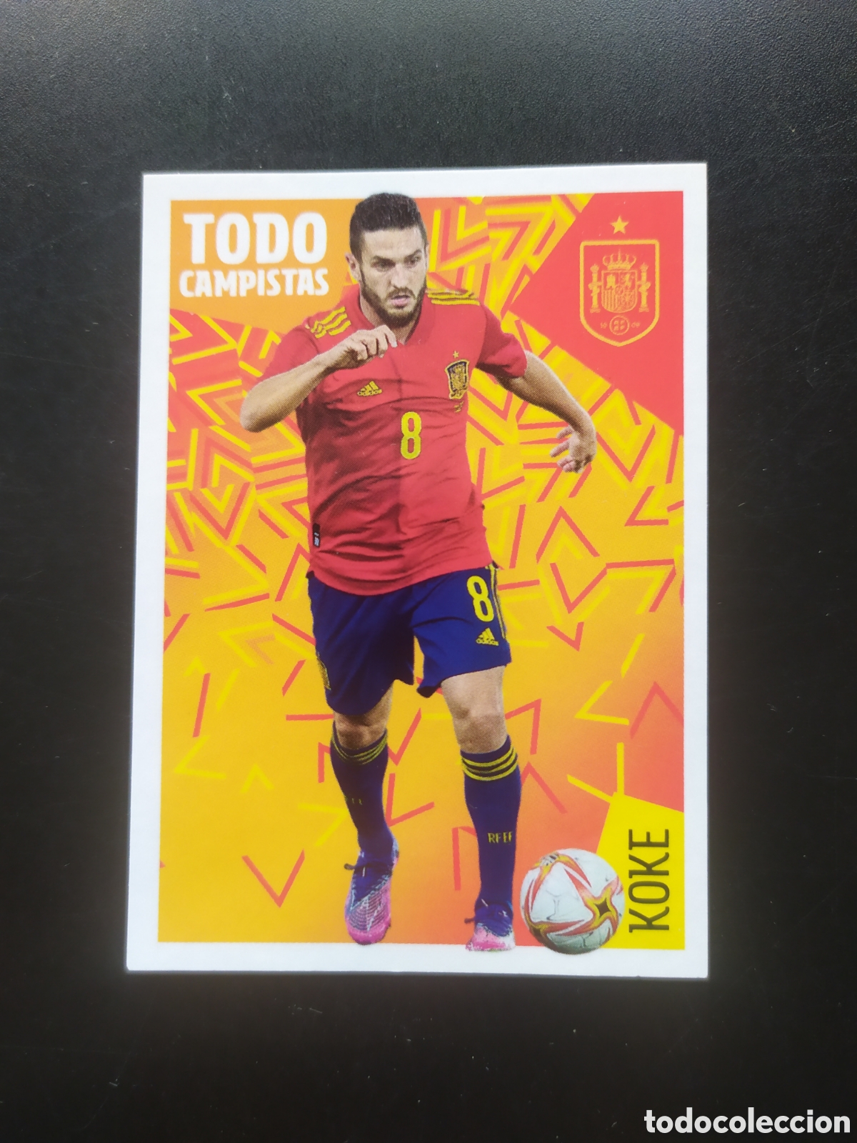 Football Stickers: FIFA WORLD CUP 2022 QATAR idolos Roja Carrefour panini Koke n&deg; 26 Espa&ntilde;a