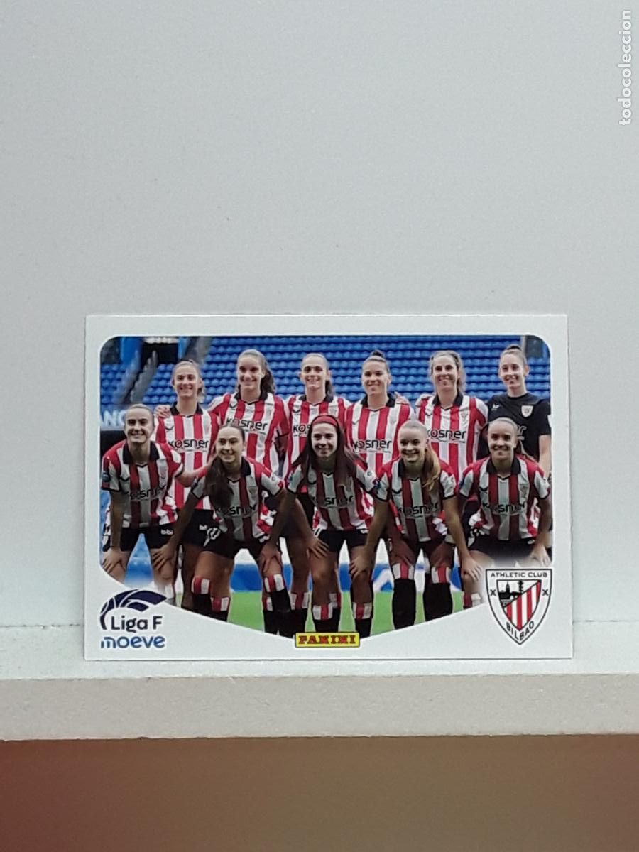 Football Stickers: LIGA FEMENINA 2025 2026 F 25 26 ALBUM PANINI LIGA N 23 ATHLETIC ALINEACION EQUIPO