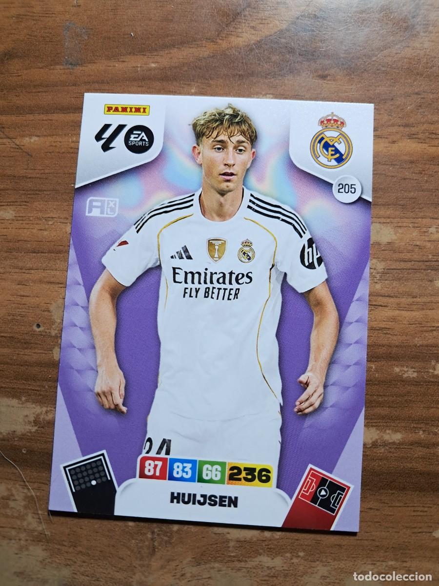 Cartes &agrave; collectionner de Football: CARD ADRENALYN TEMPORADA 25/26: HUIJSEN (REAL MADRID), N&deg; 205