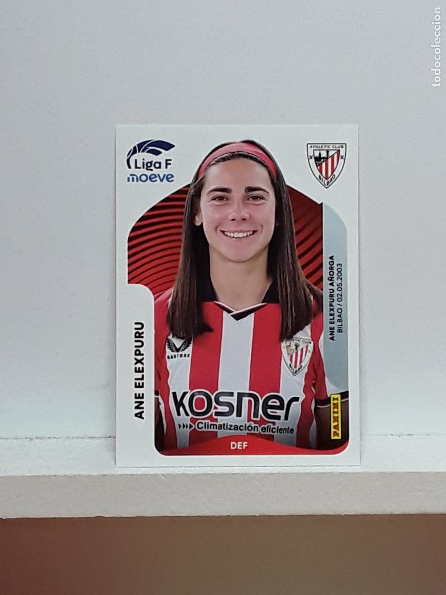 Cartes &agrave; collectionner de Football: LIGA FEMENINA 2025 2026 F 25 26 ALBUM PANINI LIGA N 26 ATHLETIC ANE ELEXPURU