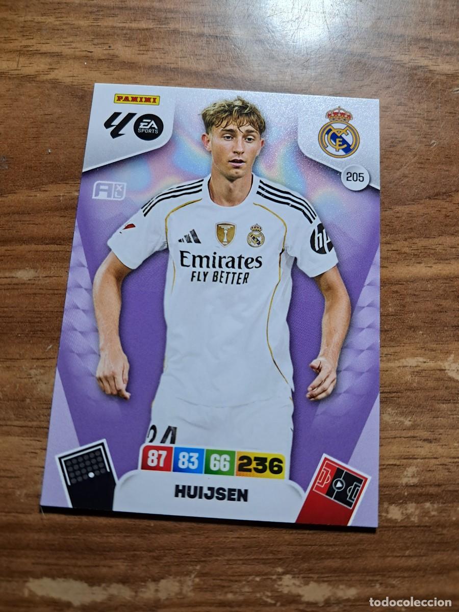 Cartes &agrave; collectionner de Football: CARD ADRENALYN TEMPORADA 25/26: HUIJSEN (REAL MADRID), N&deg; 205