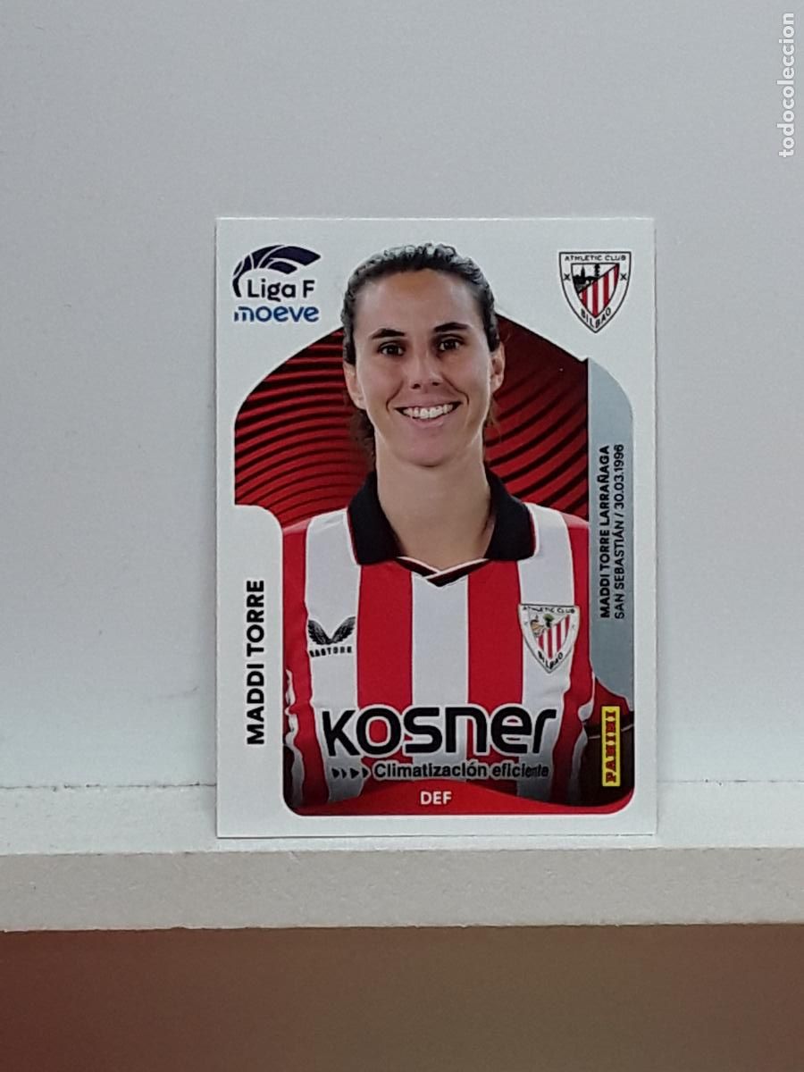 Cartes &agrave; collectionner de Football: LIGA FEMENINA 2025 2026 F 25 26 ALBUM PANINI LIGA N 27 ATHLETIC MADDI TORRE