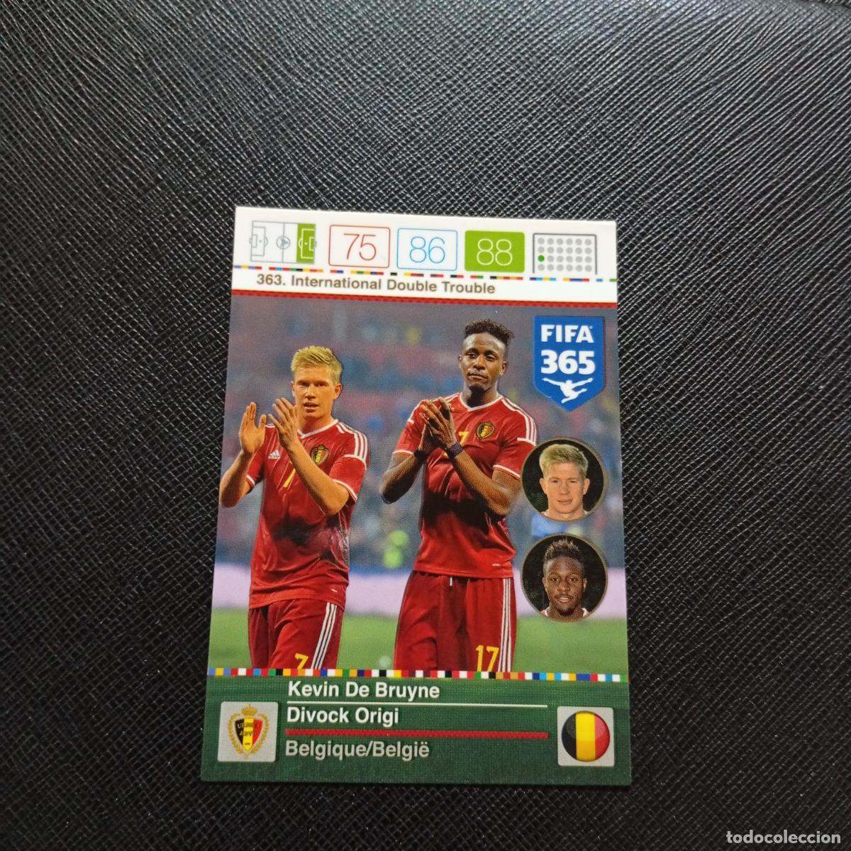 Cartes &agrave; collectionner de Football: 363 DE BRUYNE ORIGI BELGICA ADRENALYN 2015 2016 FIFA 365 CROMO FUTBOL 15 16 - A96 PG145