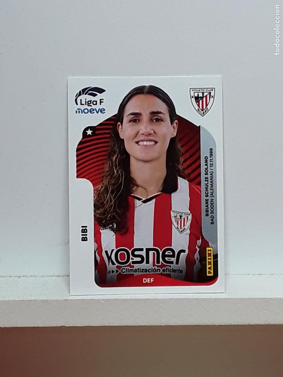 Cartes &agrave; collectionner de Football: LIGA FEMENINA 2025 2026 F 25 26 ALBUM PANINI LIGA N 28 ATHLETIC BIBI